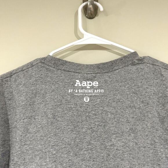 Aape By A Bathing Ape Camo Logo Shirt - Picture 3 of 8